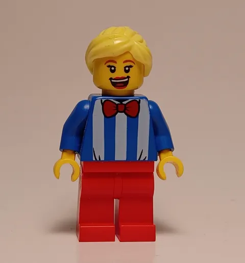 LEGO City Minifigure Ice Cream Vendor Female different head 60253