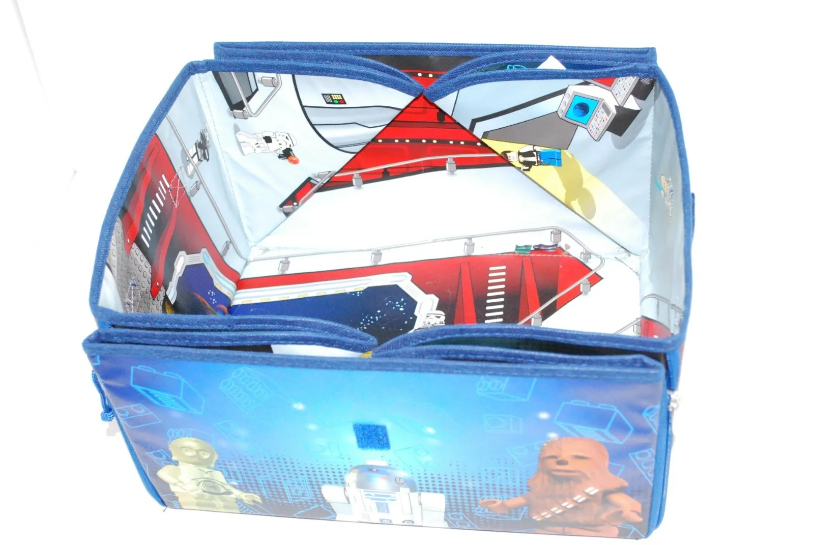 Lego Star Wars Zip up Bin / Storage Case and Play Mat