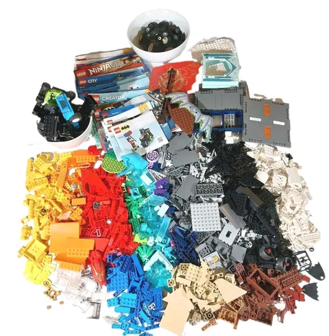 Huge Bulk LEGO Lot Sorted By Color + 27 Instruction Manuals - NinjagoCityCreator