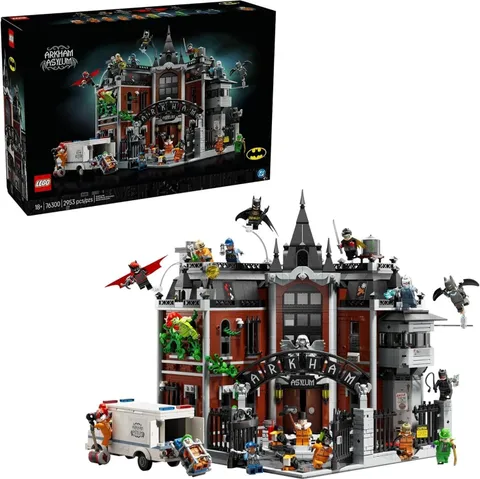 LEGO 76300 DC Comic Book Batman Arkham Asylum Building Set - BRAND NEW, SEALED!