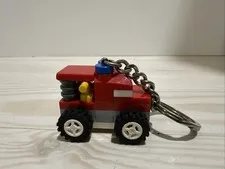 LEGO® Firetruck Engine Firefighter Keychain 850952 2016 Lego City Mini figure
