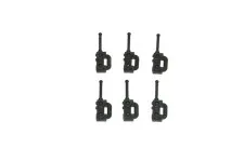 6 Lego® Figure Minifig Accessories Phone Radio Walkie DARK GREY