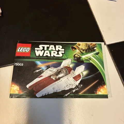 LEGO STAR WARS Instruction Manual: 2013 - A WING STARFIGHTER - Model 75003