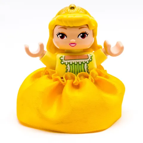 LEGO DUPLO Princess Amber Figure Blonde Tiara Disney Sofia's Castle 47205pb034
