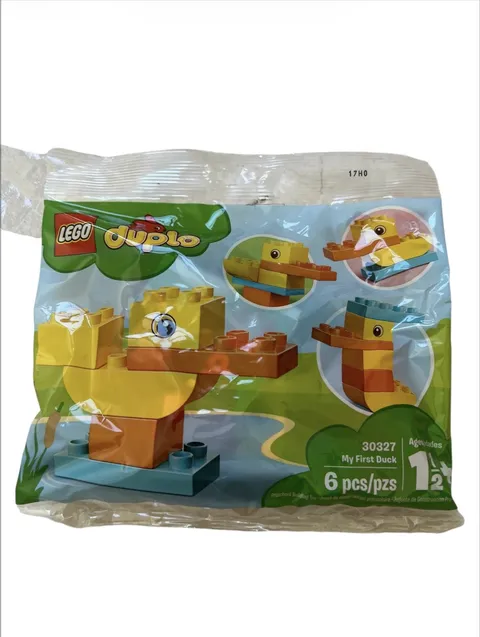 New Sealed LEGO Polybag 6 piece Set My First Duck Duplo 30327