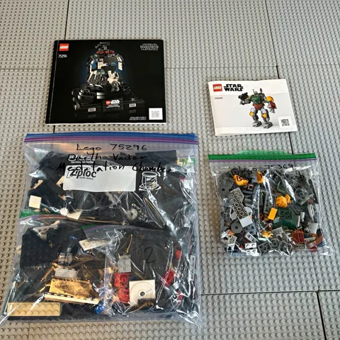 Lego Star Wars 75296 Darth Vaders Meditation Chamber, Lego 75369 Boba Fett Mech