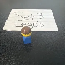 Vintage 1970s Lego Figure Big Head Boy Toy Set 1617 LEGOS BUILDING