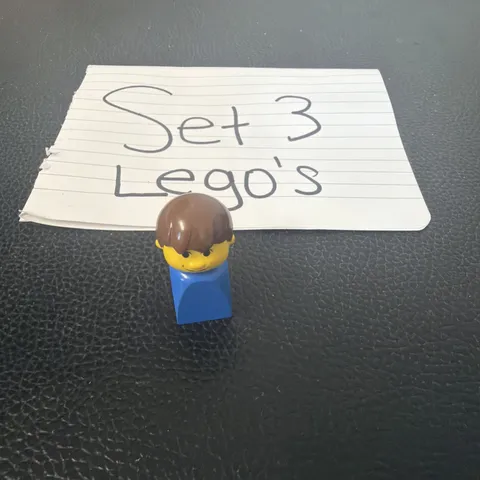 Vintage 1970s Lego Figure Big Head Boy Toy Set 1617 LEGOS BUILDING