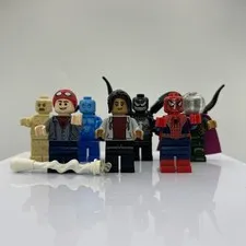 LEGO Spider-Man Minifig Lot Peter Parker MJ Venom Mysterio Sandman Hydro-Man