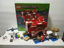 LEGO 21270 Minecraft: The Mooshroom House - Used Complete w/ Box - No Manual