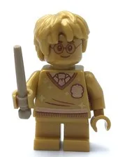 LEGO PEARL GOLD HARRY POTTER MINIFIGURE ANNIVERSARY FIG