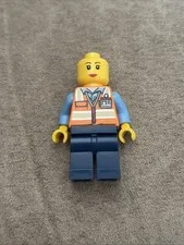 LEGO Cargo Office Worker minifigure LEGO City Missing Hair