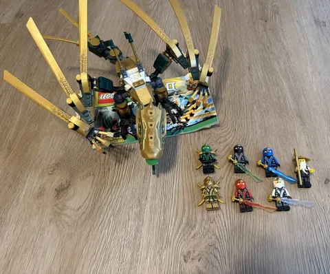 LEGO Ninjago Final Battle Kimono suits Complete set + golden dragon 