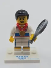 Lego Mini Figure Team GB Series TENNIS PLAYER ,  Free Shipping 