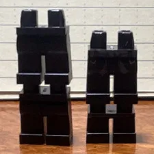 LEGO black figure legs (4 piece) 