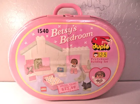 Betsy's Bedroom LEGO DUPLO #1540 Preschool Building Set 1993 NEW NIB SEALED
