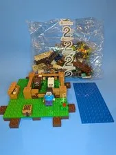 Lego Minecraft: The Farm - Set 21114 Complete Half Built No Box Or Instructions