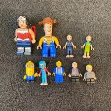 LEGO DUPLO & MiniFigure Lot Woody Wonder Woman Draco Minion 9pc