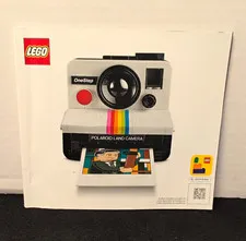 LEGO Ideas 21345 Polaroid OneStep SX-70 Camera Manual Booklet 2024 EN/FR/ES