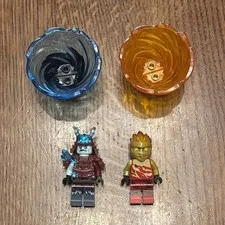 LEGO NINJAGO: Secrets Of The Forbidden Spinjitzu Lot With Minifigs And Spinners