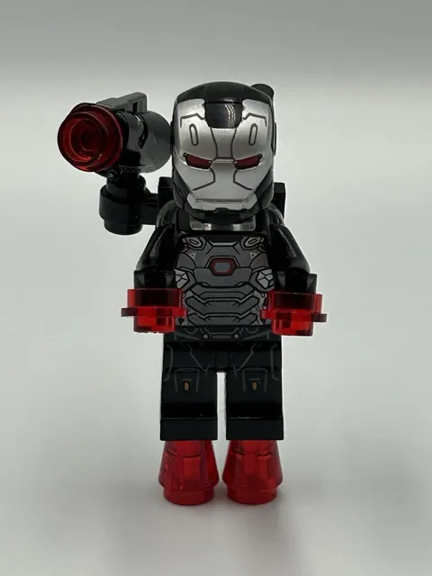 LEGO Marvel Superheroes Black War Machine Civil War Minifigure sh258 (76051)