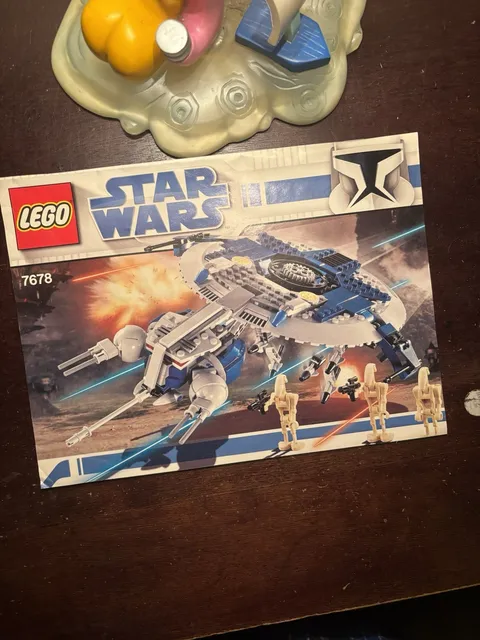 LEGO Star Wars Droid Gunship 7678 Illustrated Instruction Manual Booklet Multi