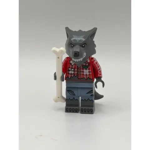 Lego 71010 Series 14 Monster Minifigures Halloween - Wolf Guy W Bone Accessory
