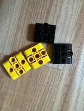 Lego technic parts, 4x square pieces. Lightly used, no damage.
