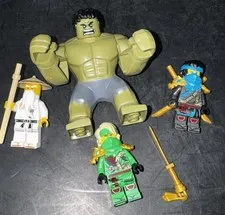 Lot Of Lego Minifigures Hulk Ninjago Mini Figures