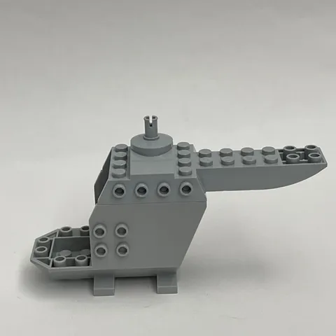 Lego 18930 Helicopter Light Blue Gray Replacement Part Piece