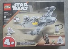 LEGO 75410 Star Wars Mando and Grogu's N-1 Starfighter Building Toy Retired New 