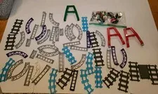 Huge Piece Lego Train Track Lot Grey 90 Degree,straight 8L, City Train Track,