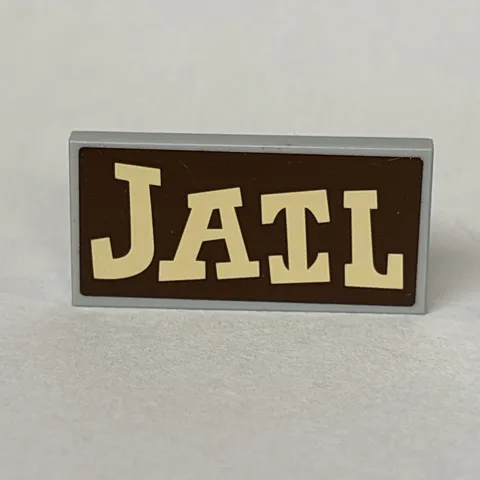 LEGO Minifigure Jail Sign 2x4 Toy Story Woody’s Round Up