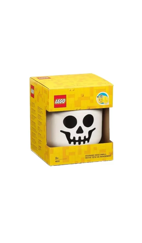 Small LEGO White Skeleton Storage Head (5006591)