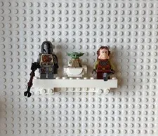 Lego Star Wars Minifigure Lot: The Mandalorian, Kuiil, Grogu + Hover Pram (NEW) 
