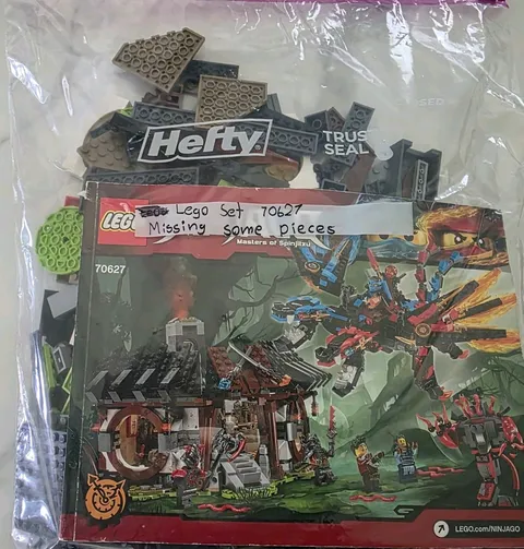 LEGO NINJAGO Dragon's Forge 70627 No Box Mostly Complete' Read Description 