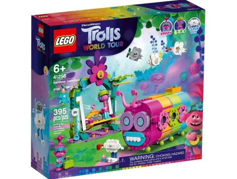 LEGO Trolls World Tour 41256 Rainbow Caterbus Adventure 395pcs Set