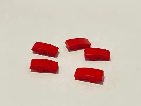 Lego 11477 Red Replacement Add-on Pieces Parts Lot of 5