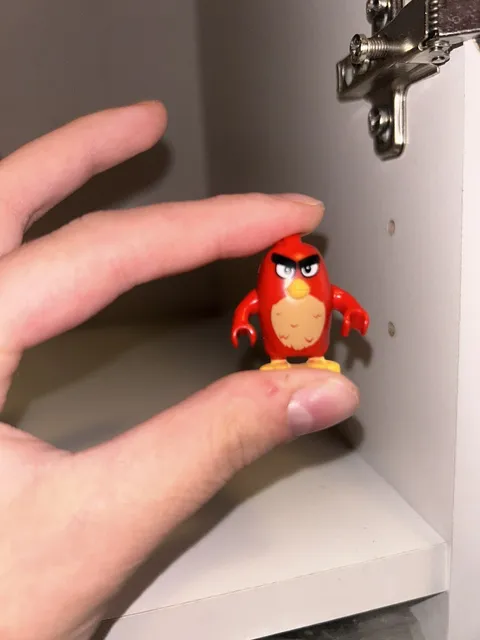 RETIRED Red Angry Birds minifigure 