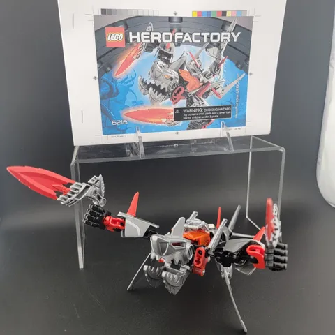 LEGO HERO FACTORY:  JAWBLADE ( 6216 ) 100% Complete Villians Bionicle