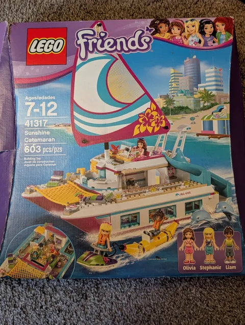 LEGO Friends 41317 Sunshine Catamaran Set 603 pcs Age 7-12 Olivia