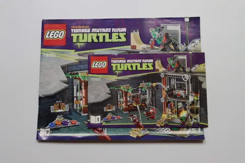 LEGO® Teenage Mutant Ninja Turtles 79103 Turtle Lair Attack Instruction Manuals