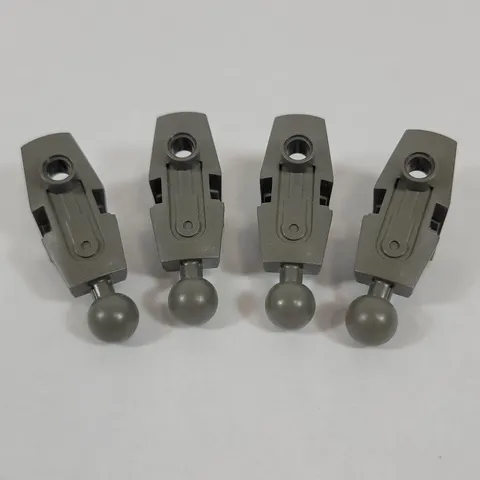 4X LEGO Bionicle OLD DARK GREY Rahkshi Leg Upper Section Part Lot 44148