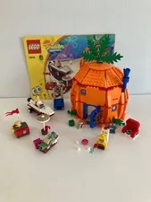 LEGO 3834 SpongeBob Good Neighbors at Bikini Bottom COMPLETE w Figs+Man. NO BOX