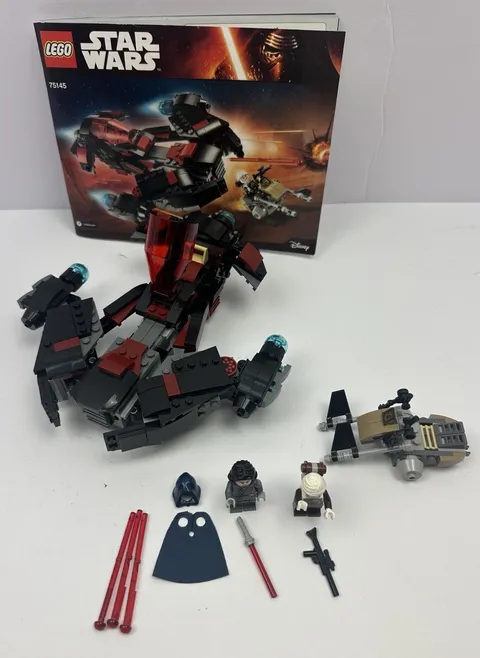 LEGO STAR WARS 75145 Eclipse Fighter 100% Complete W/Instructions, No Box