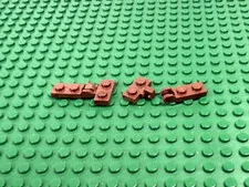 LEGO Red Brown Hinge Plate 1x2 Locking 1 Finger Side 2 Fingers 4507#44567a 44302