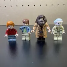 Lego Harry Potter Minifigures  Hagrid Ron Arthur Weasley Garrick Ollivander