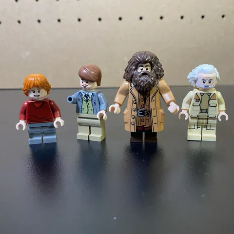 Lego Harry Potter Minifigures  Hagrid Ron Arthur Weasley Garrick Ollivander