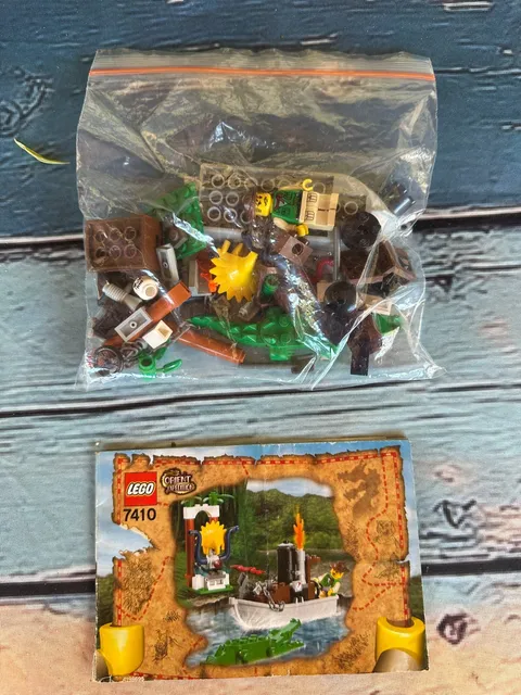 LEGO Adventurers: Jungle River (7410) 100% complete with instructions.