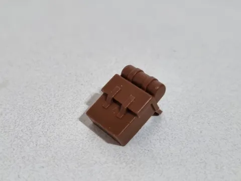 Lego 2524 Backpack Suitcase Brown Set 4558 6263 6267 6276 6277